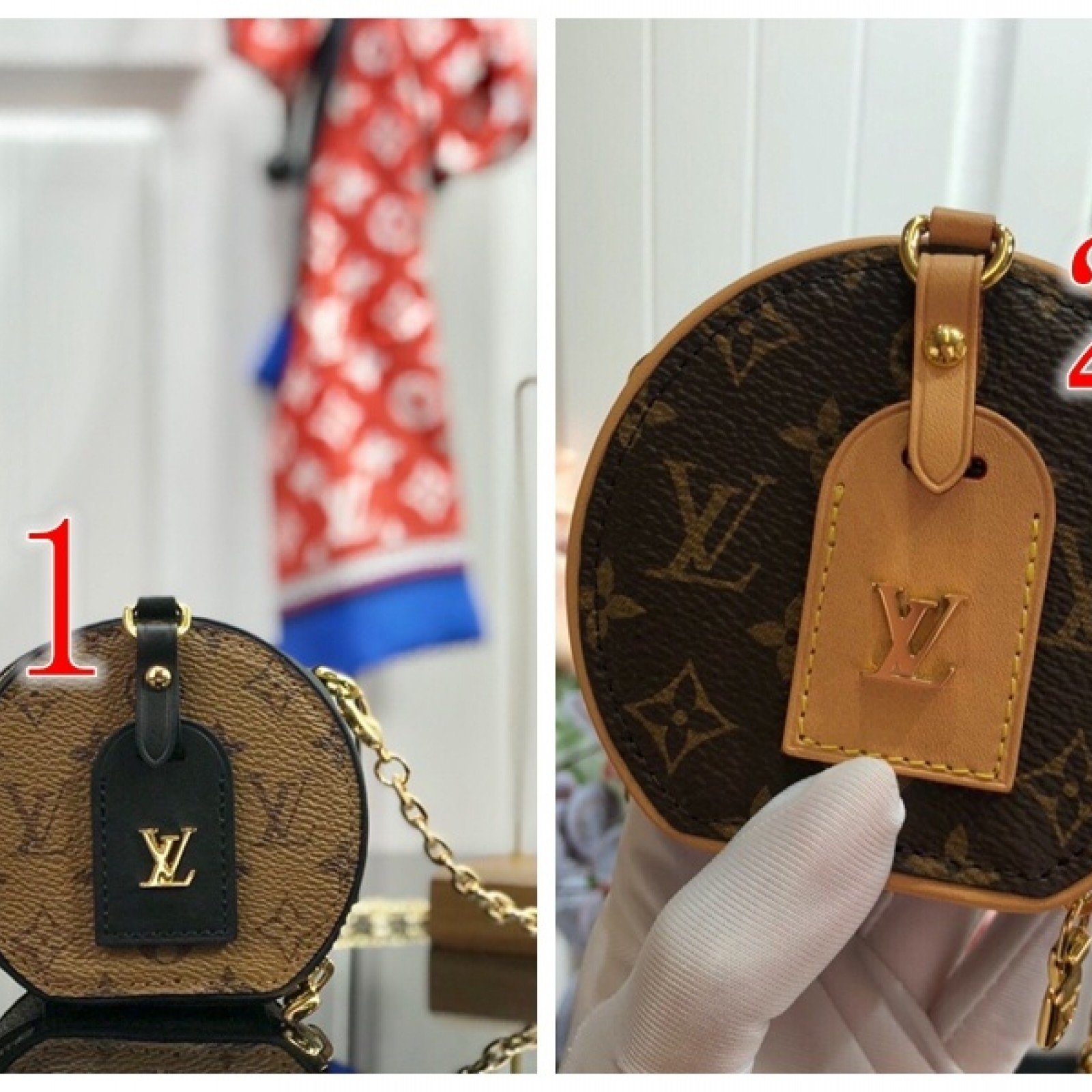 LV BOITE CHAPEAU NECKLACE M68577