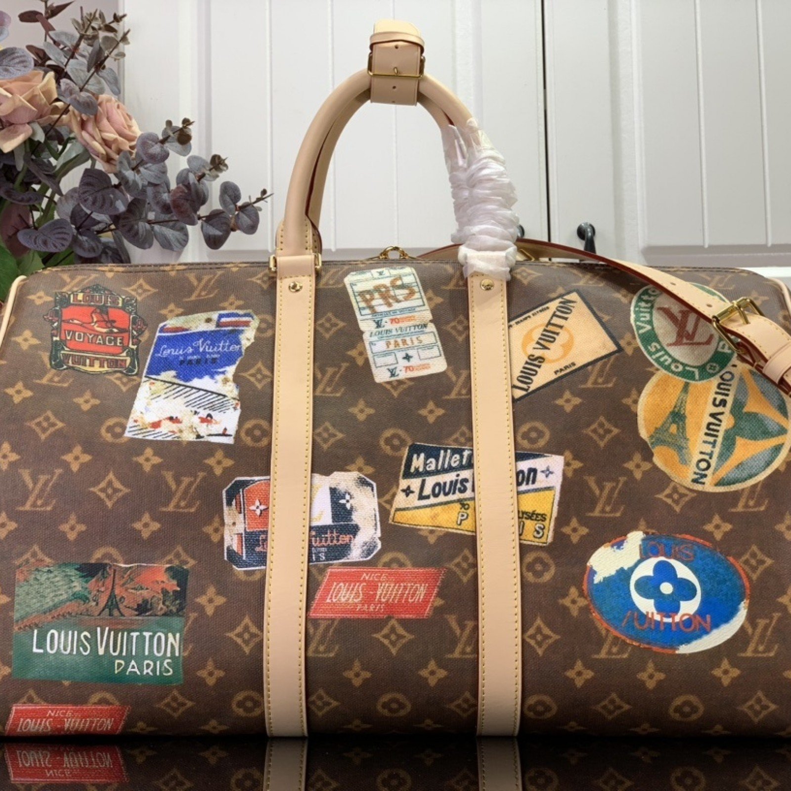 LV KEEPALL BANDOULIÈRE 45 M24960