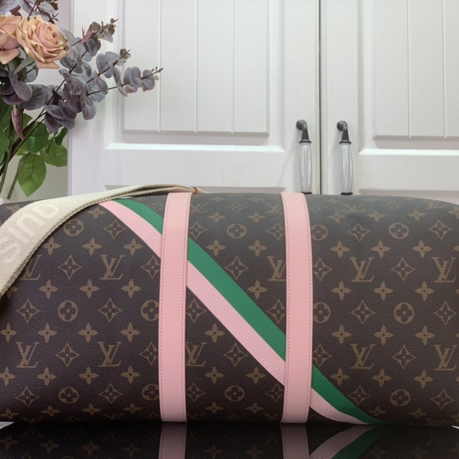 LV KEEPALL BANDOULIÈRE 45 m25822
