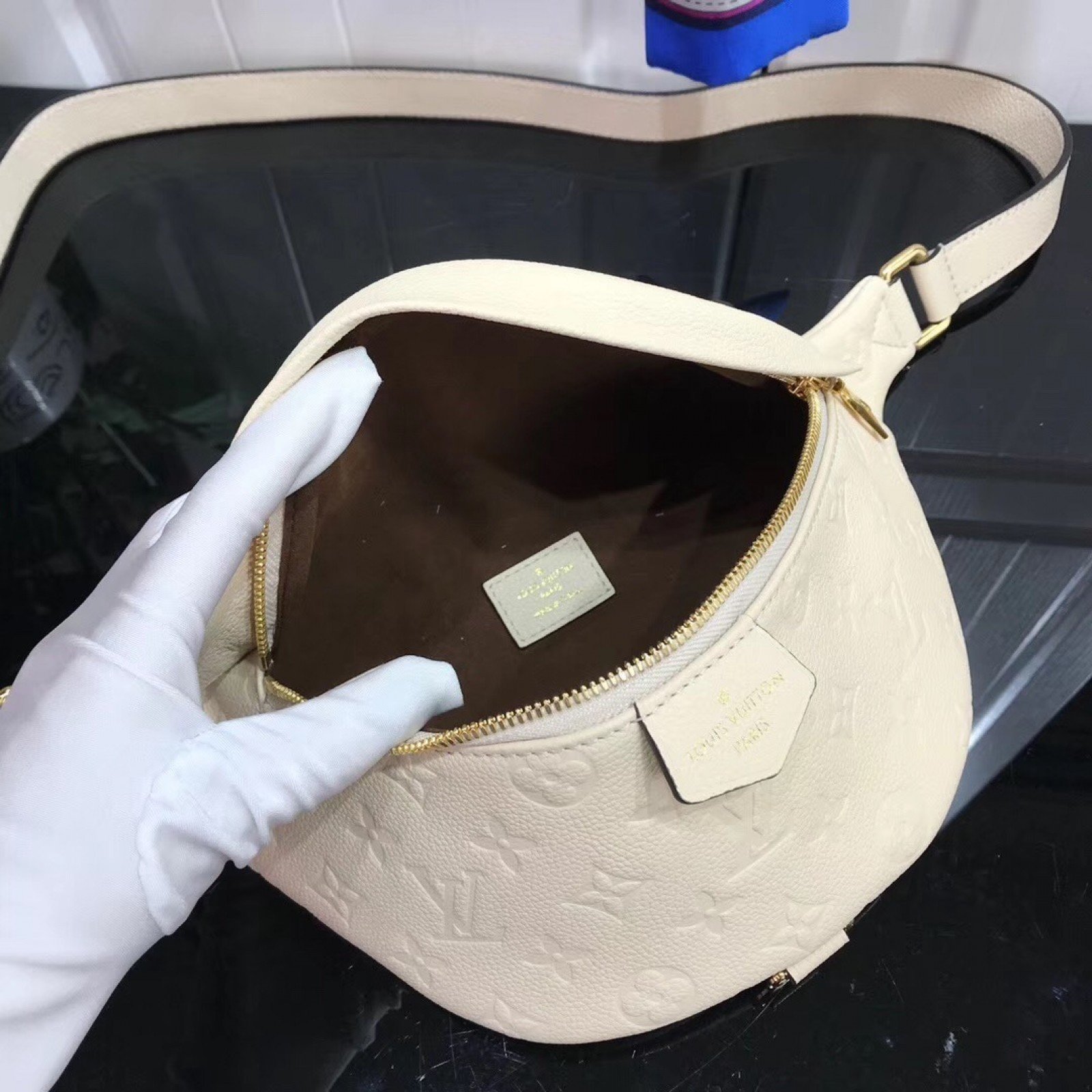 LV MONOGRAM EMPREINTE BUMBAG M44812