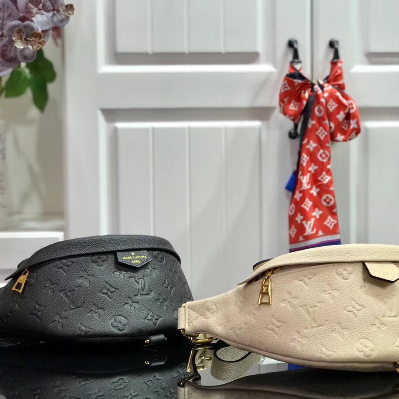LV MONOGRAM EMPREINTE BUMBAG M44812