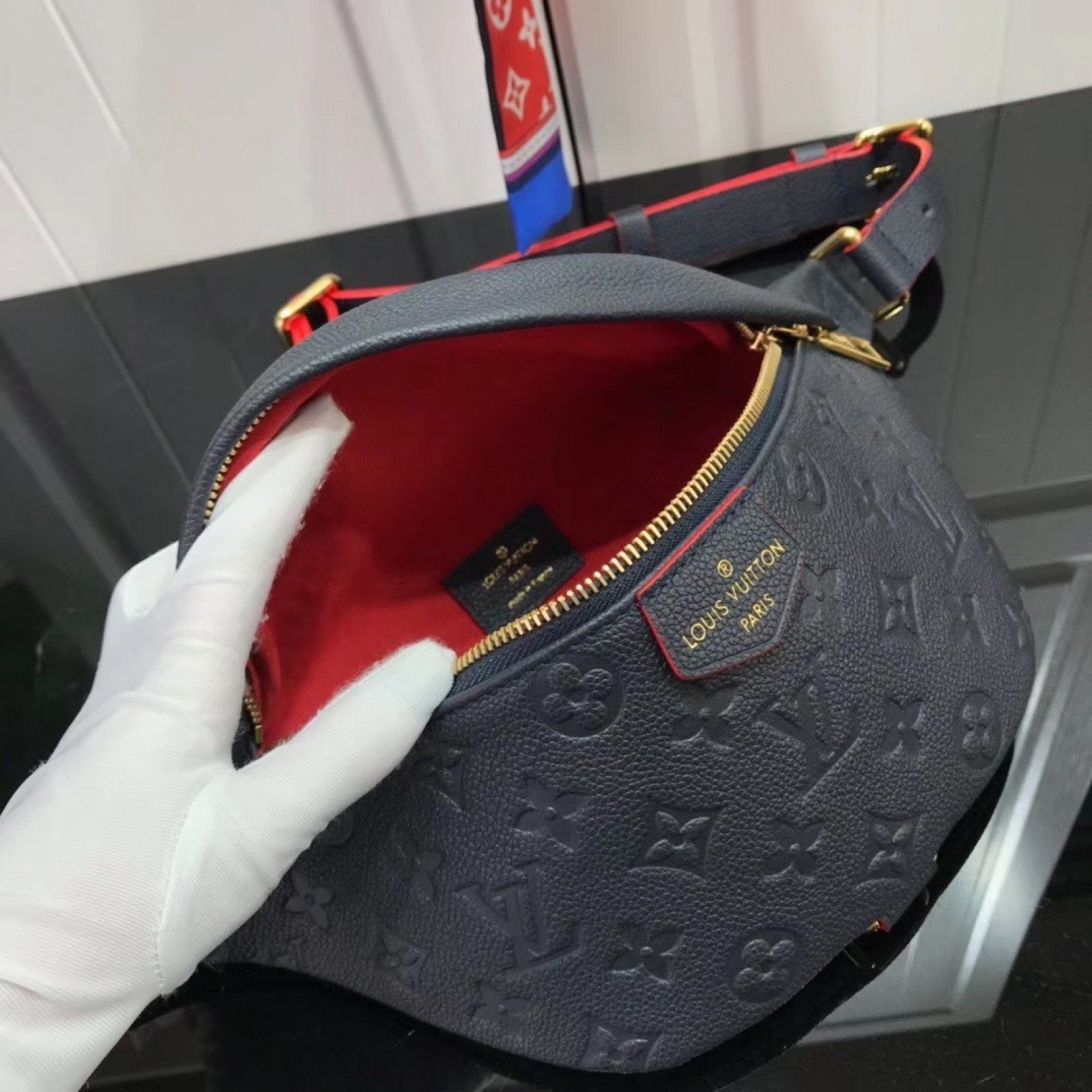 LV MONOGRAM EMPREINTE BUMBAG M44812