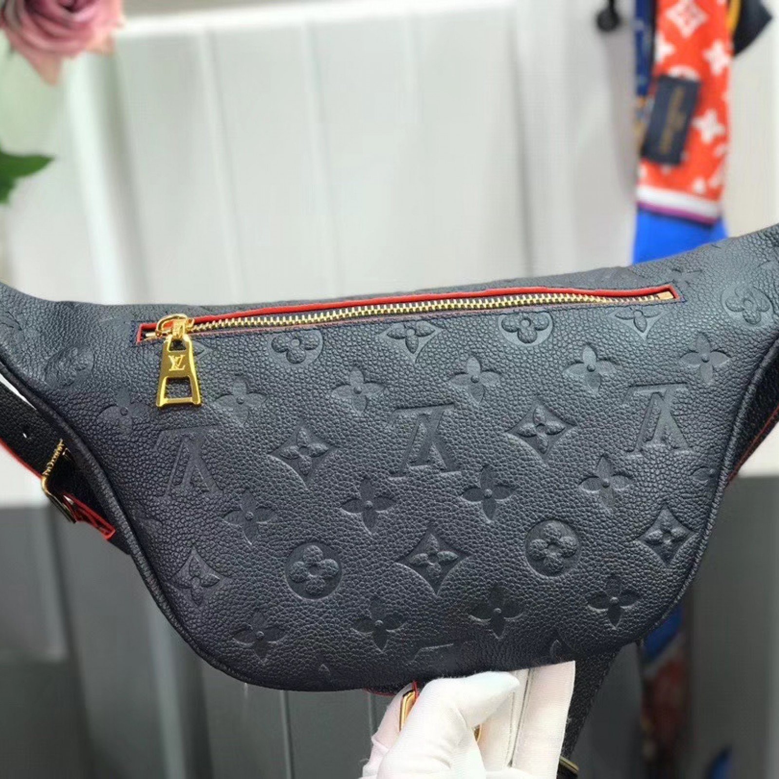 LV MONOGRAM EMPREINTE BUMBAG M44812