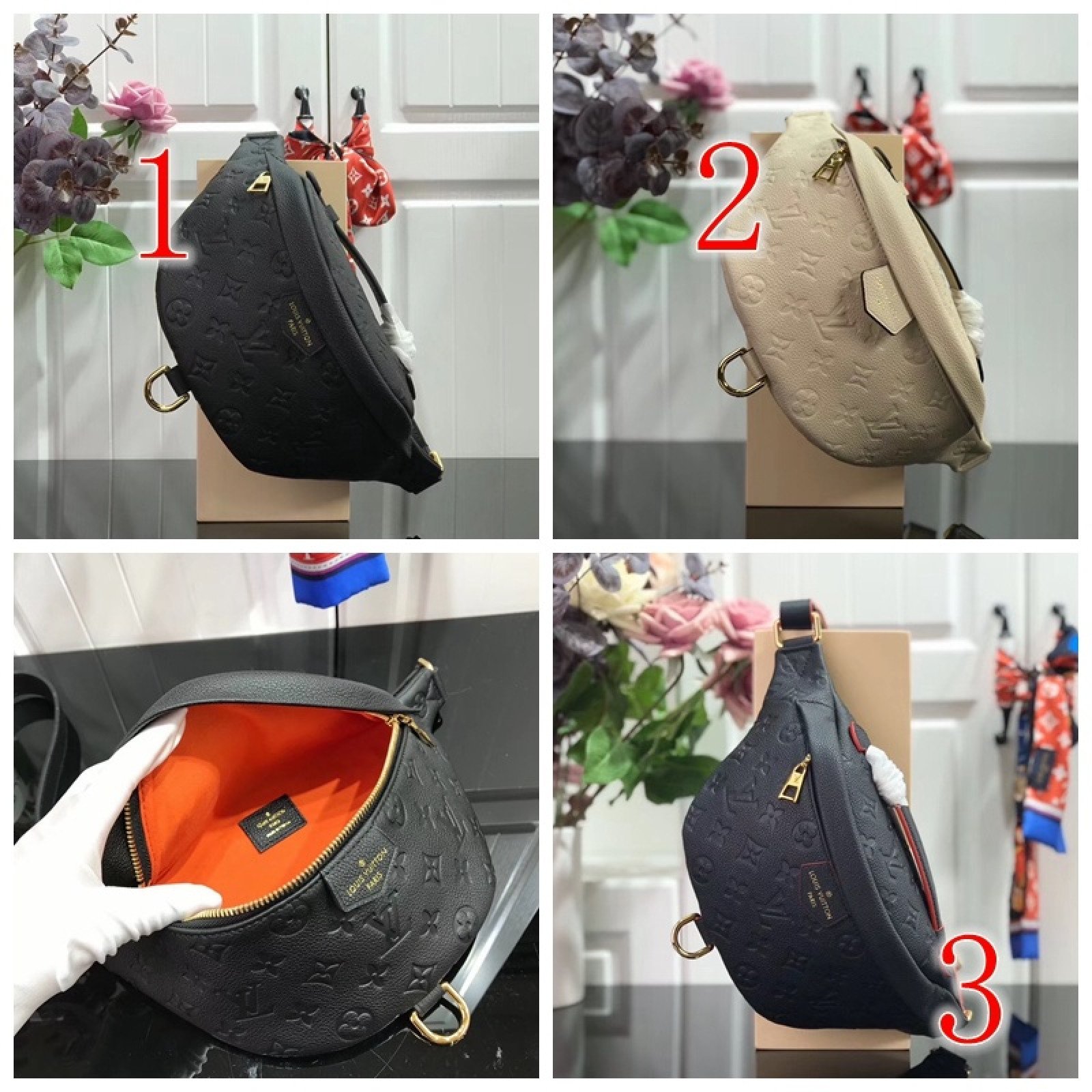 LV MONOGRAM EMPREINTE BUMBAG M44812