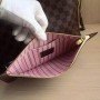 LV Neverfull Damier Ebene pink ballerine bag