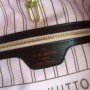 LV Neverfull Damier Ebene pink ballerine bag