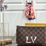 LV POCHETTE DOUBLE ZIP BAG N60254