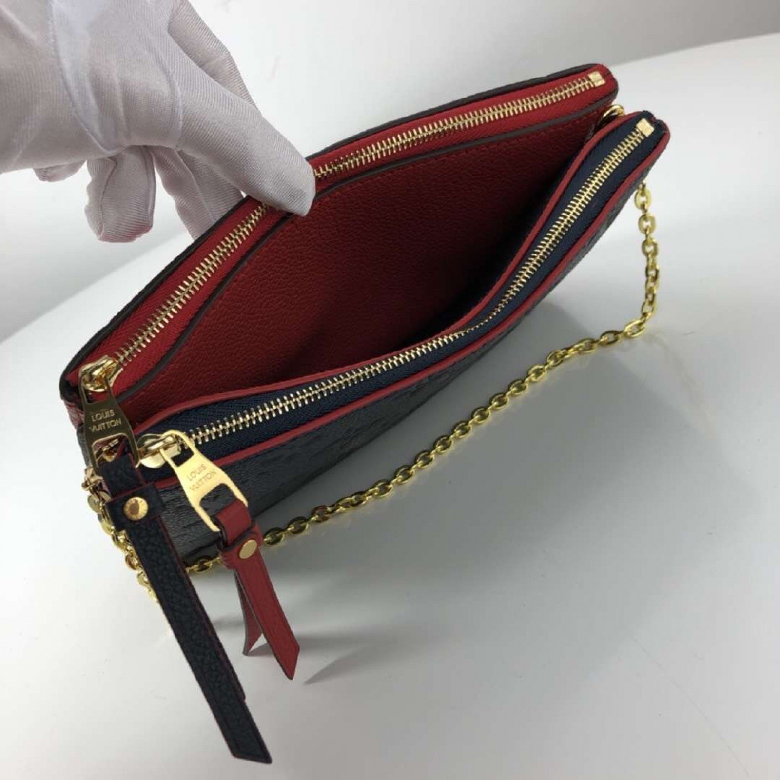 LV POCHETTE DOUBLE ZIP M63916