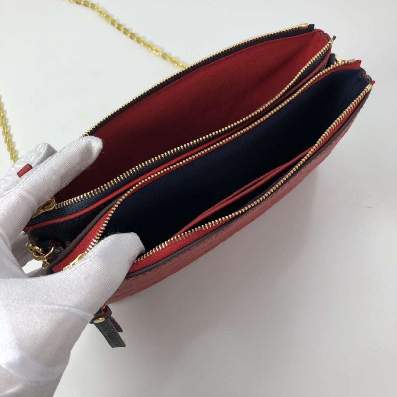 LV POCHETTE DOUBLE ZIP M63916