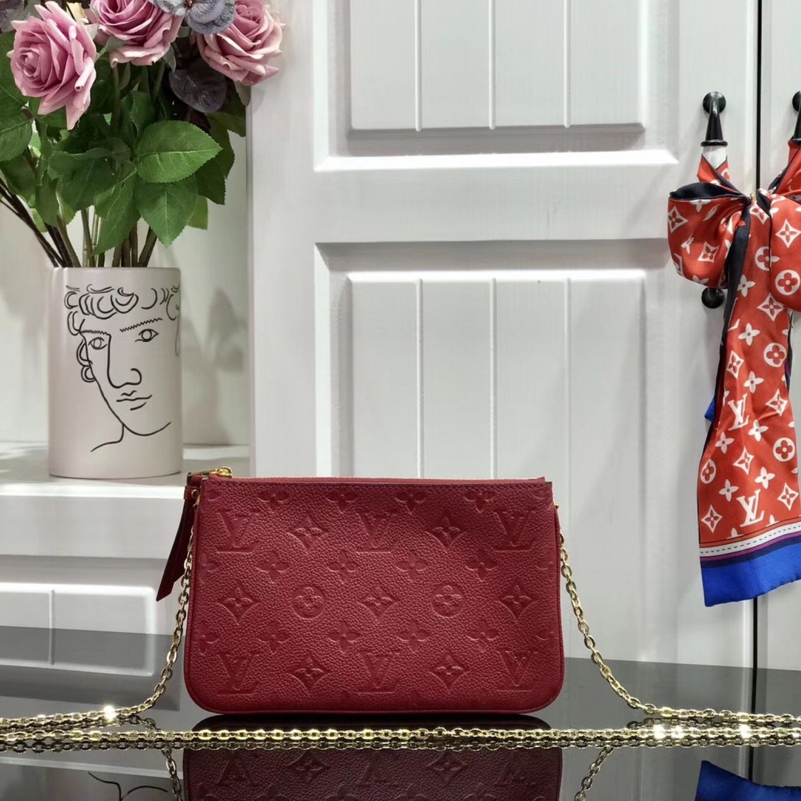LV POCHETTE DOUBLE ZIP M63919