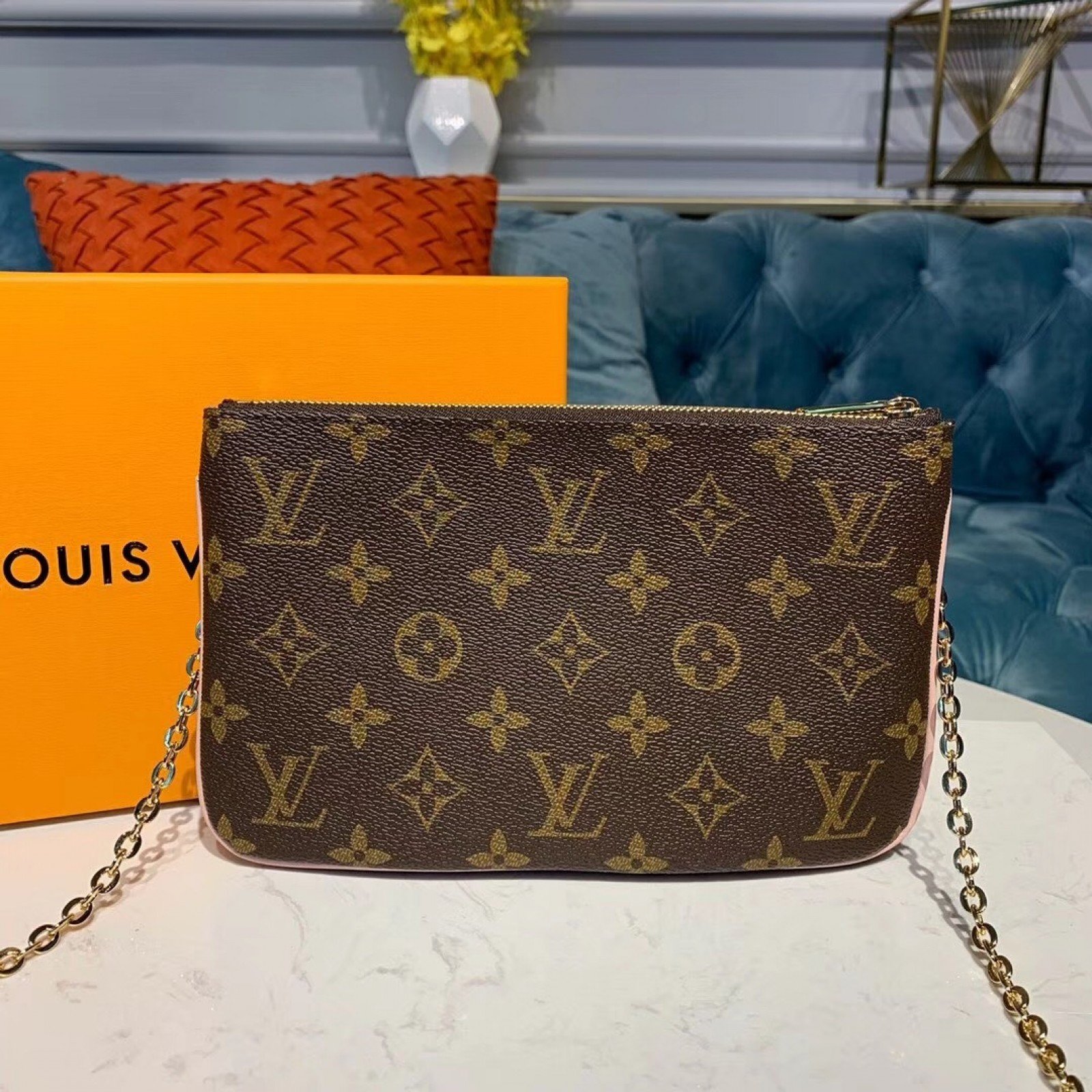 LV POCHETTE DOUBLE ZIP M67561RQ