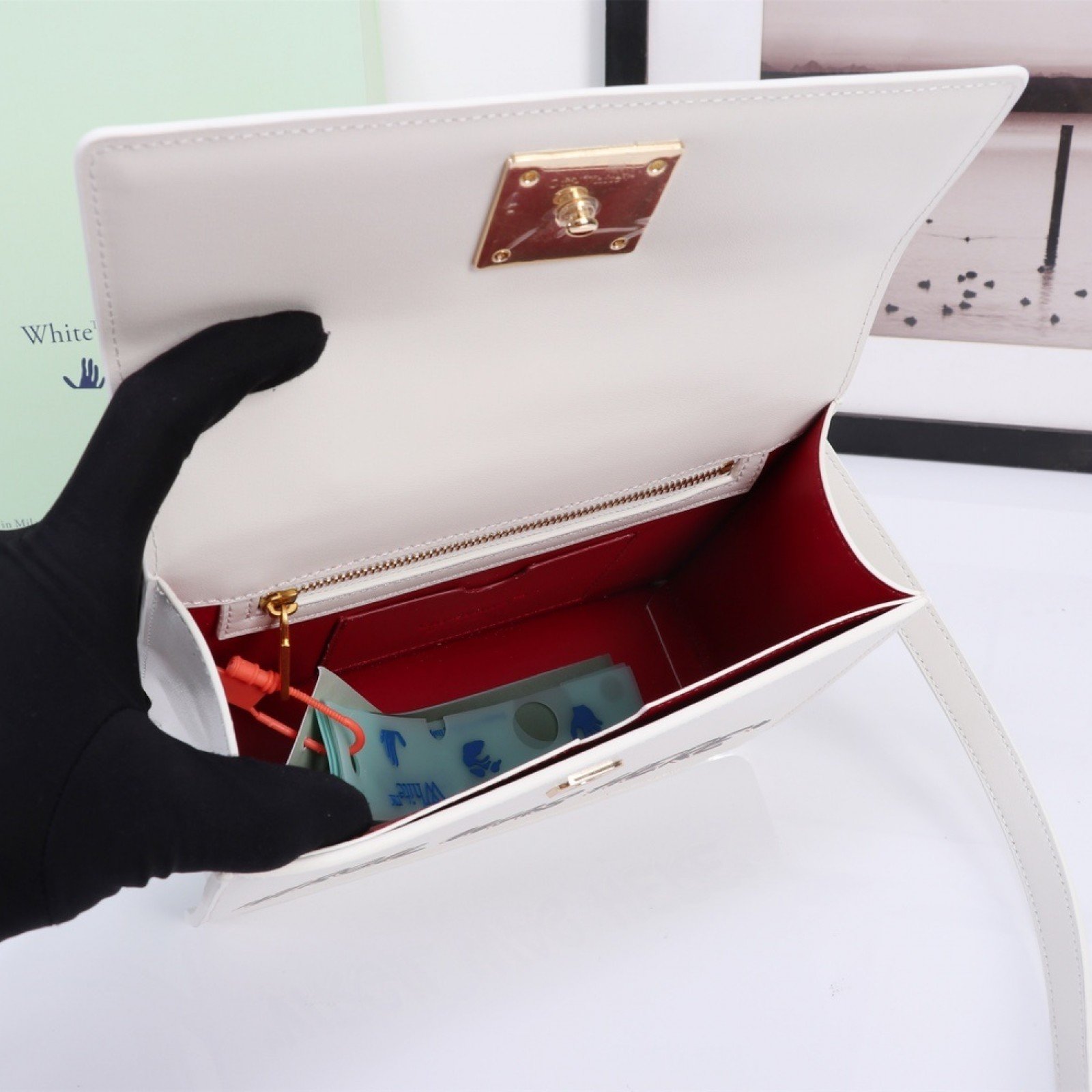 OF.F # Handbag Crossbody Bag 22*15*7cm