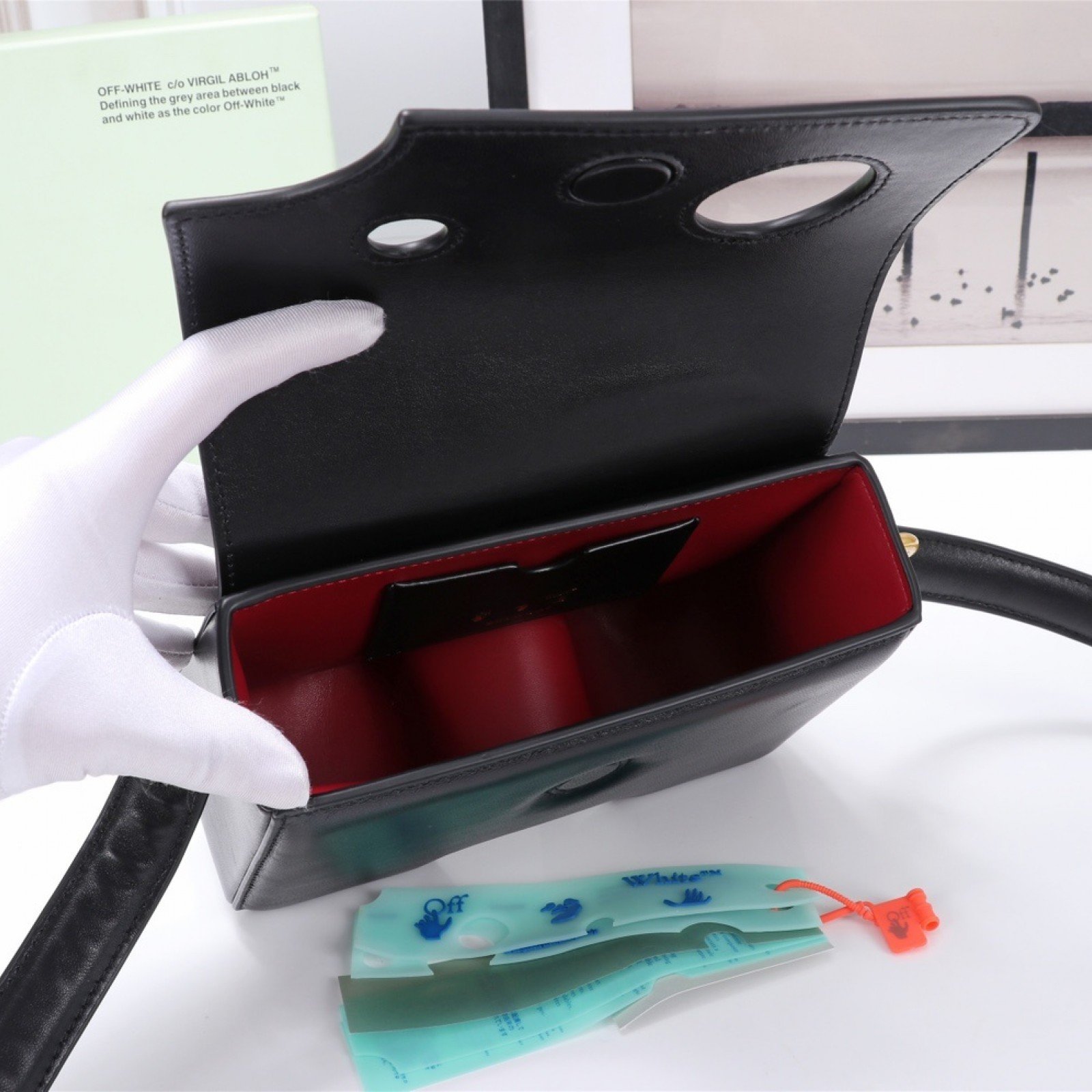 offwhite Crossbody Bags 22*16*8cm