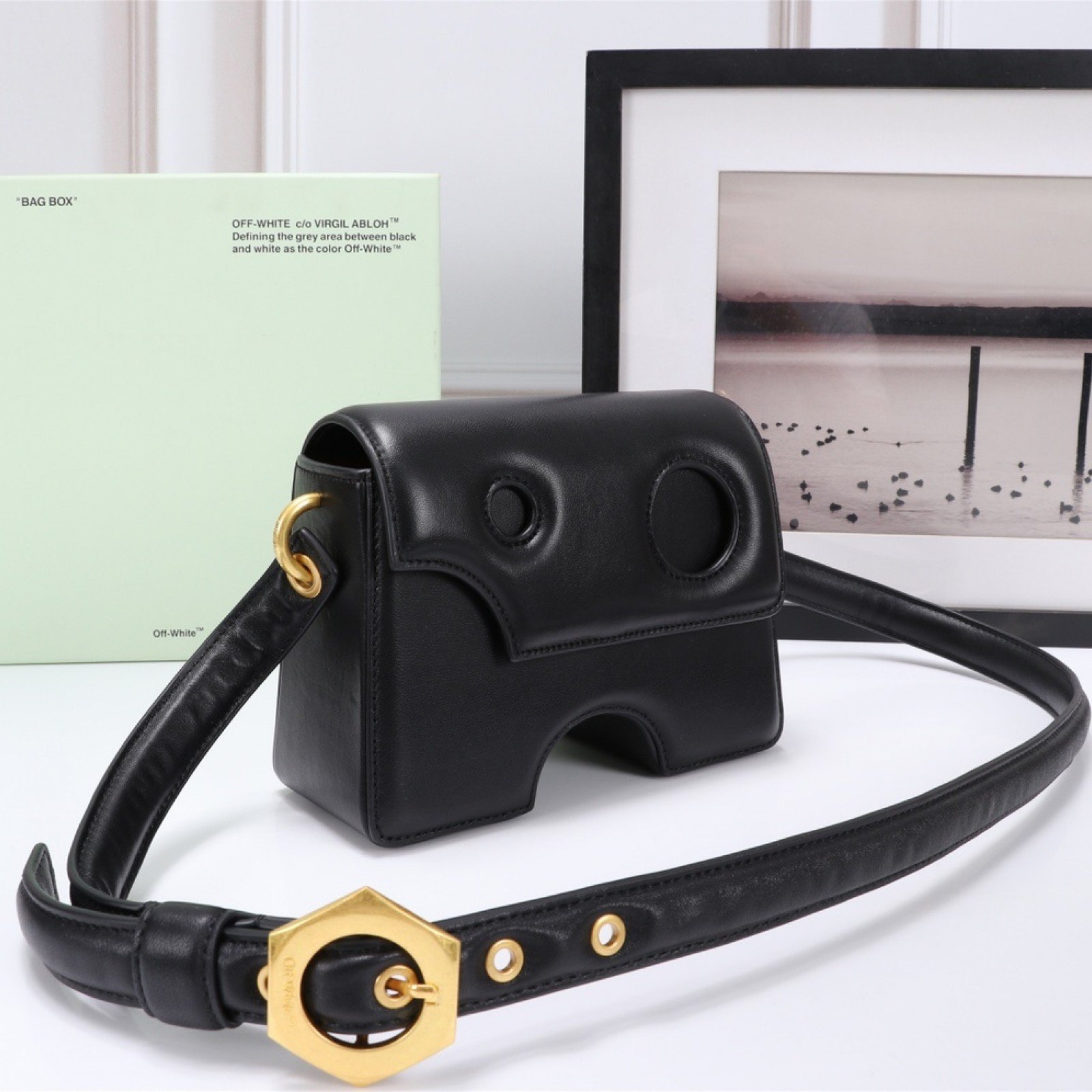 offwhite Crossbody Bags 22*16*8cm