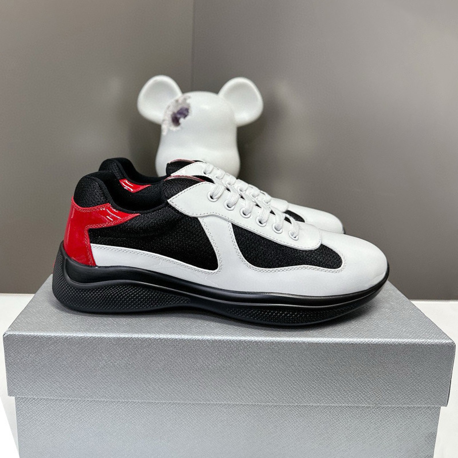 Smooth Leather Americas cup Prada All items are in stock and ready for immediate purchase