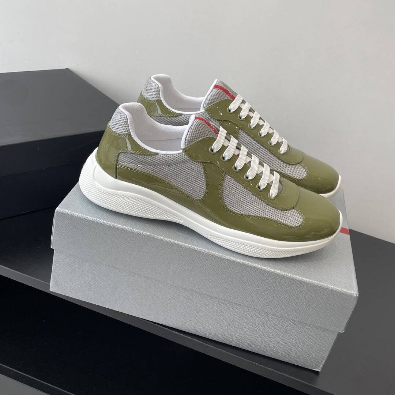 Smooth Leather Americas cup Prada All items are in stock and ready for immediate purchase