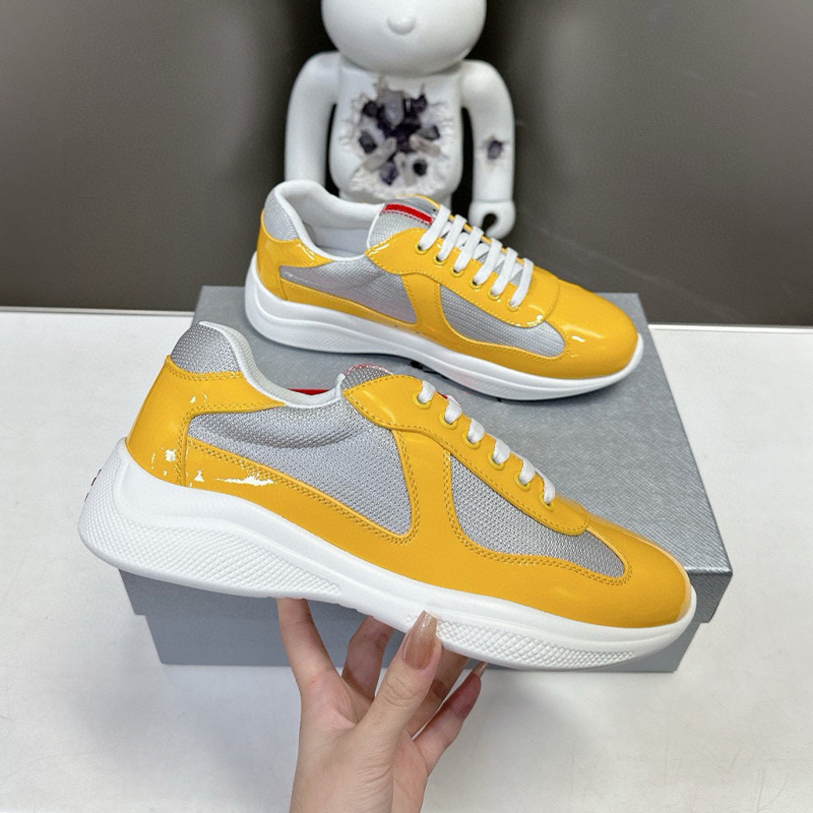 Smooth Leather Americas cup Prada All items are in stock and ready for immediate purchase