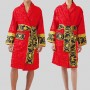 Versace robes for Men and Women Unisex Bathrobes, House Coats Barocco Sleeve