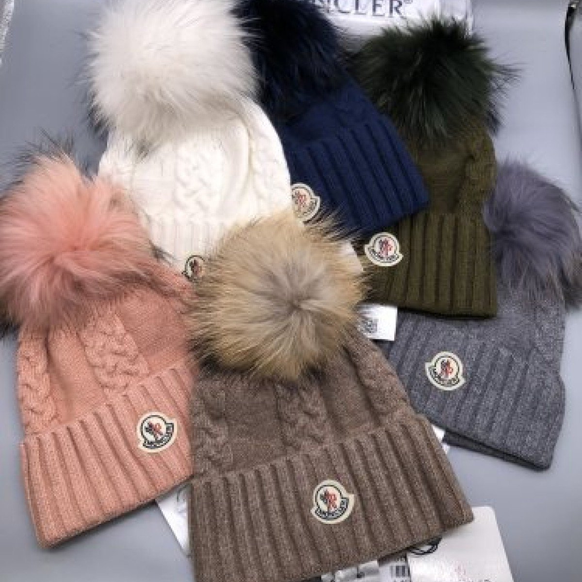 Wool Beanie with Pom Pom