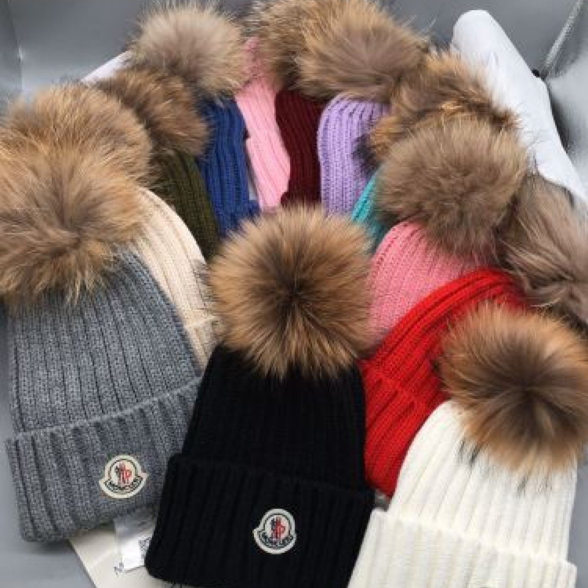 Wool Beanie with Pom Pom