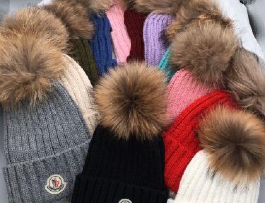 Wool Beanie with Pom Pom