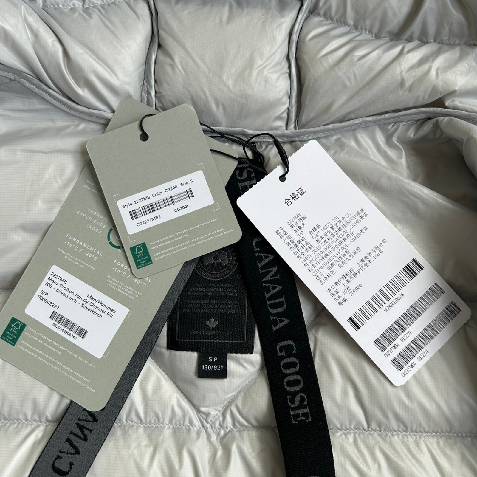 CN188 Mens Canada Goose COAT  Mens Canada Gooses Hooded Down Jacket