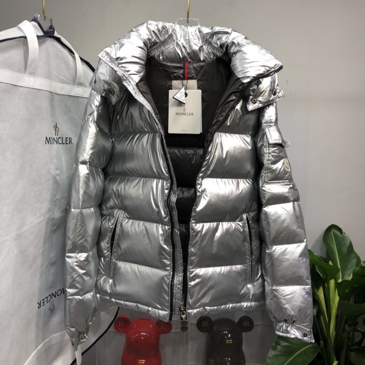 Moncler Maya Silver Colour
