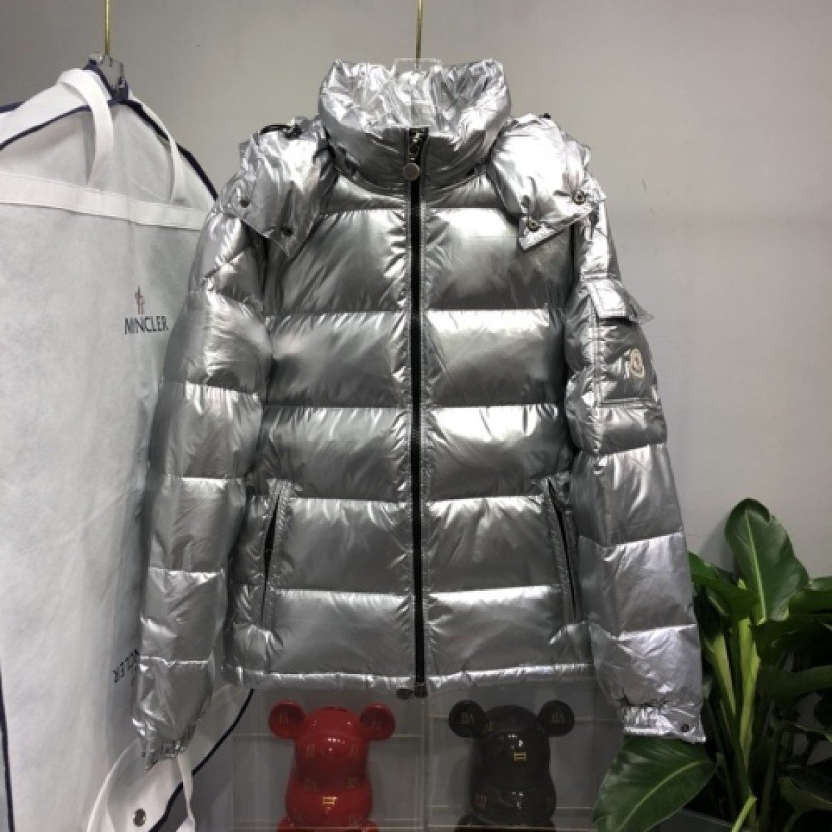 Moncler Maya Silver Colour