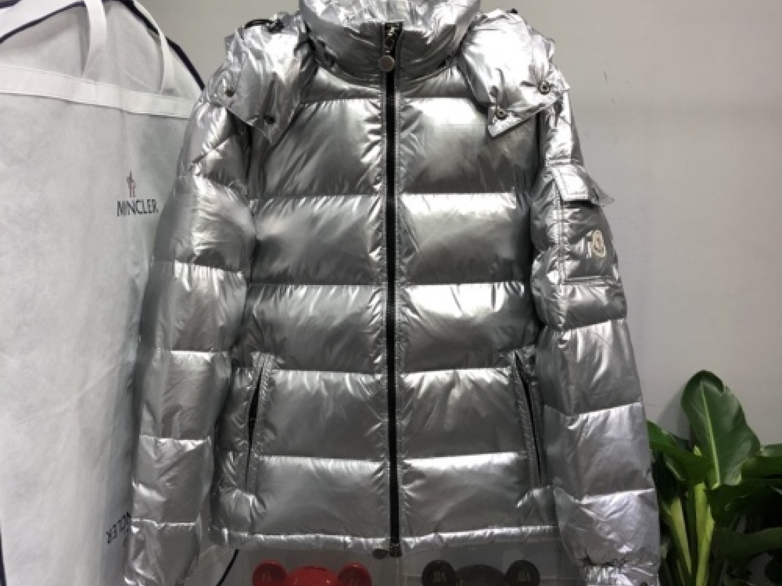 Moncler Maya Silver Colour