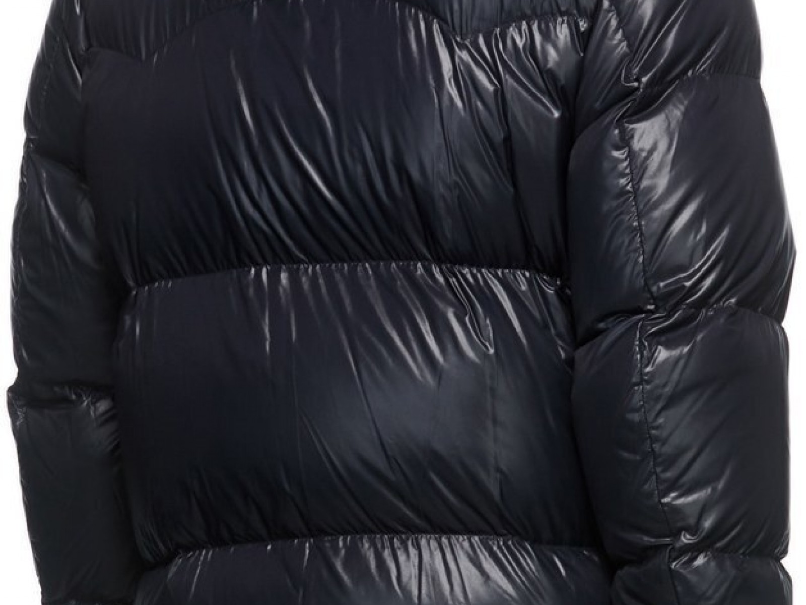 Moncler Navy Logo Down Jacket