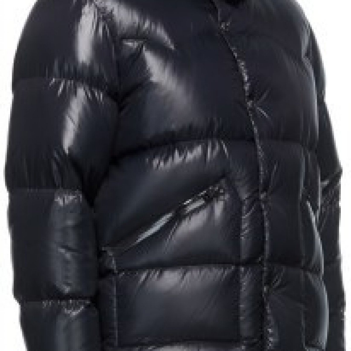 Moncler Navy Logo Down Jacket