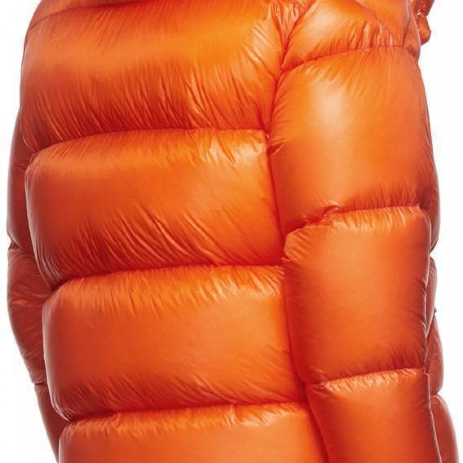 Moncler Orange Logo Down Jacket