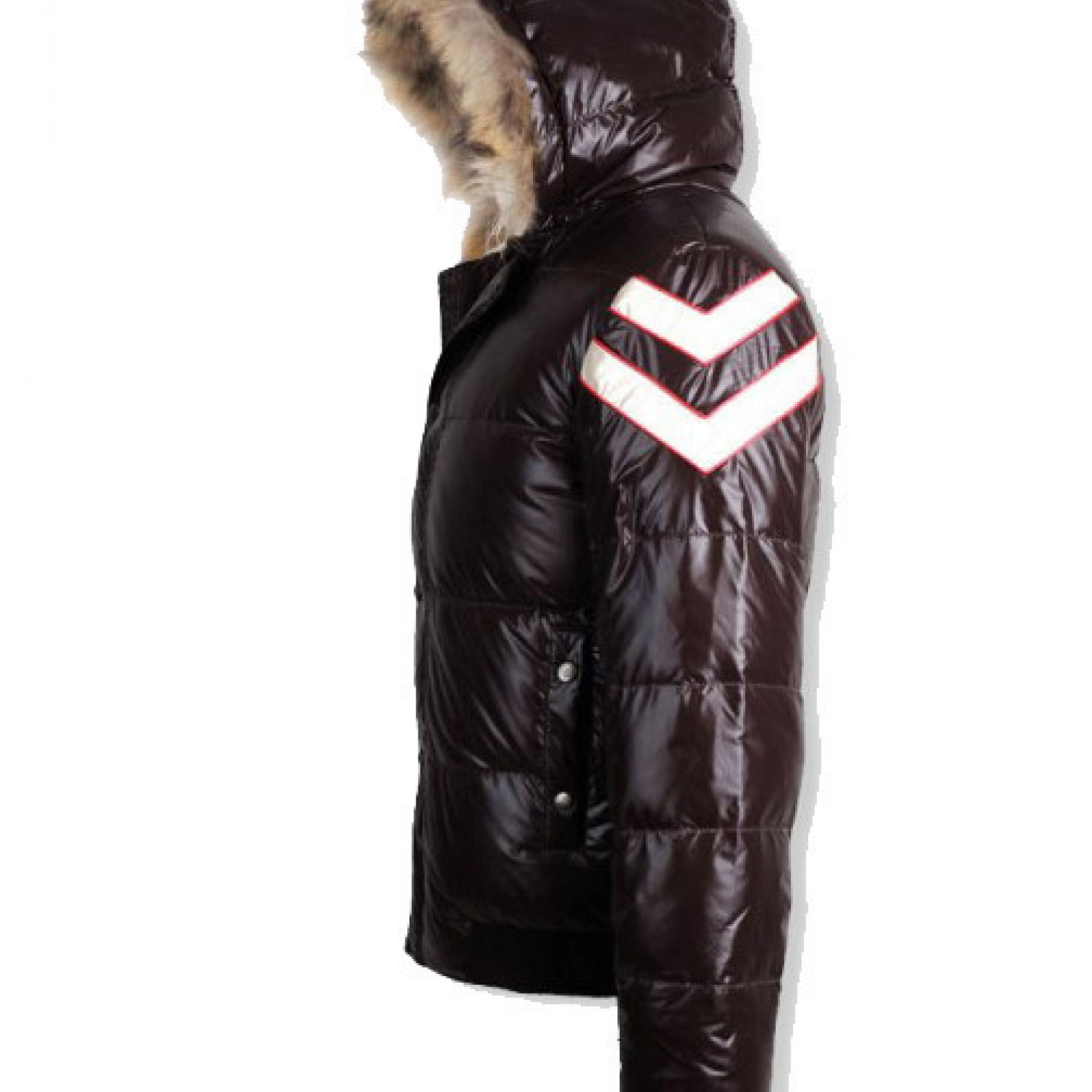 Moncler Alpes Fur Coat， Size 0-7