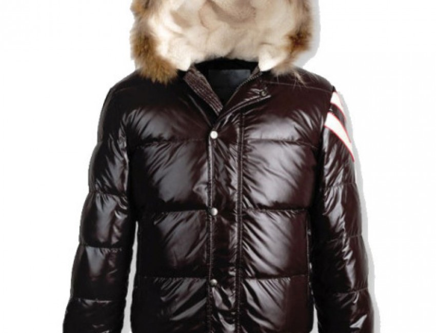 Moncler Alpes Fur Coat， Size 0-7