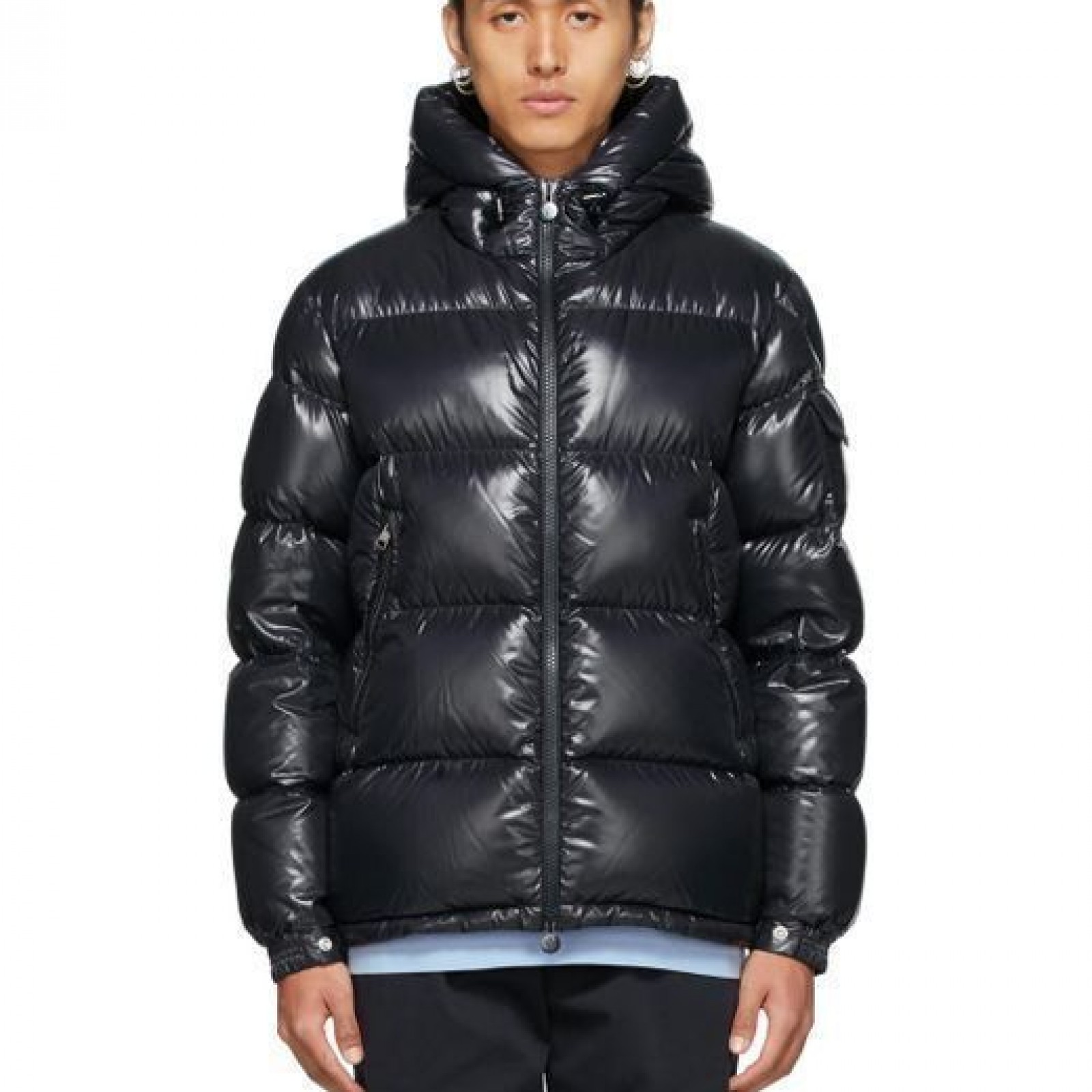Moncler Mens Black Ecrins Down Jacket