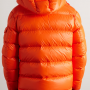 Maya Orange Logo-Appliquéd Quilted Shell Hooded Down Jacket