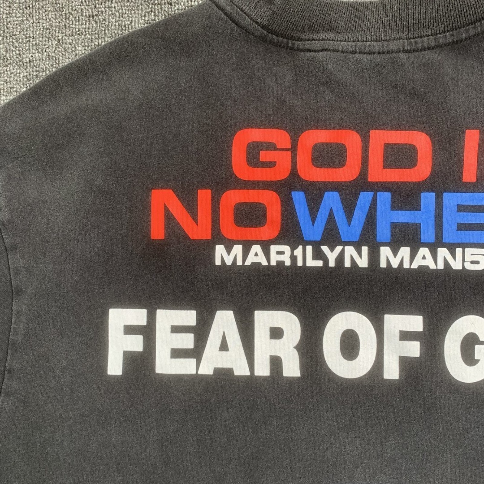 FOG Fear Of God ESSENTIALS Marilyn Manson T-shirt