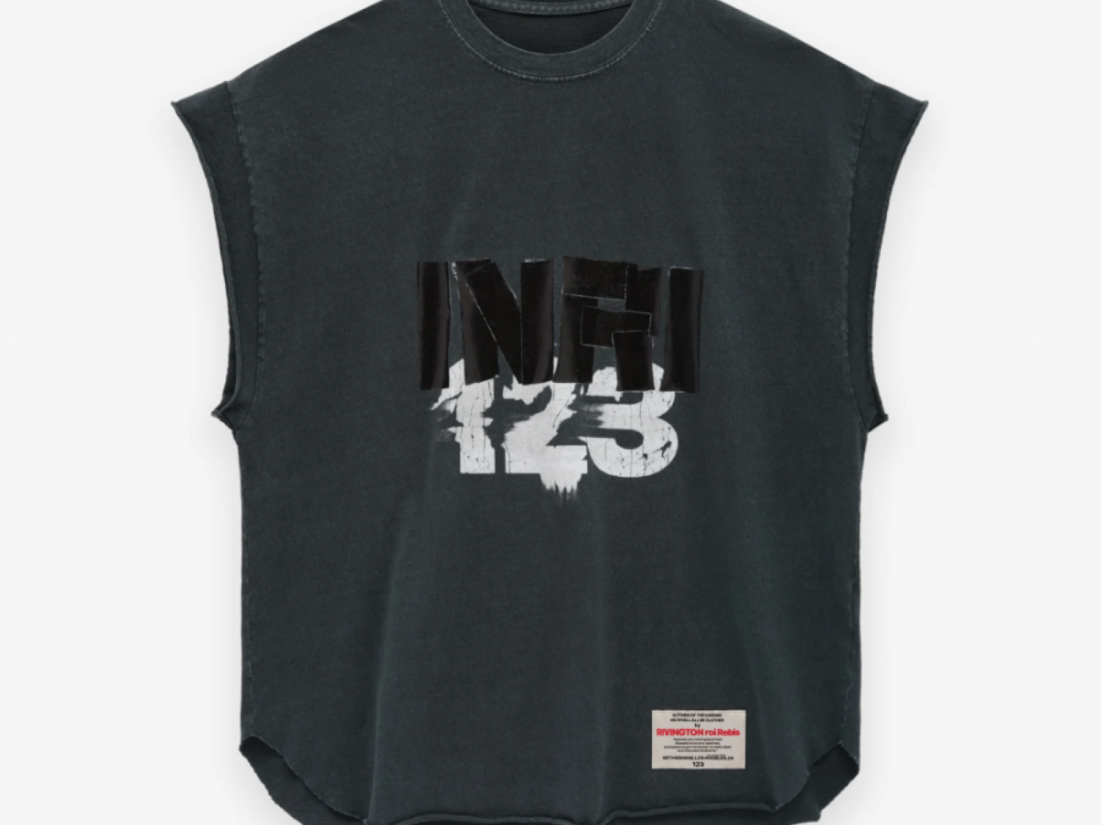 FEAR OF GOD ×RRR123 INRI Cut Off Vest