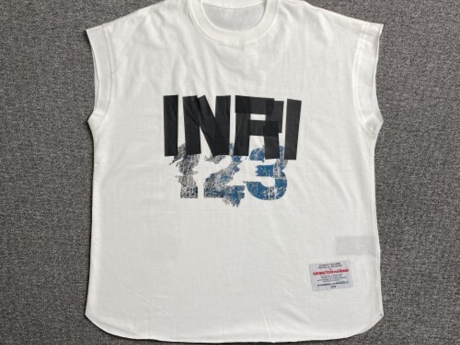 FEAR OF GOD ×RRR123 INRI Cut Off Vest