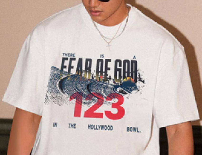 FEAR OF GOD x RRR 123 T-shirt