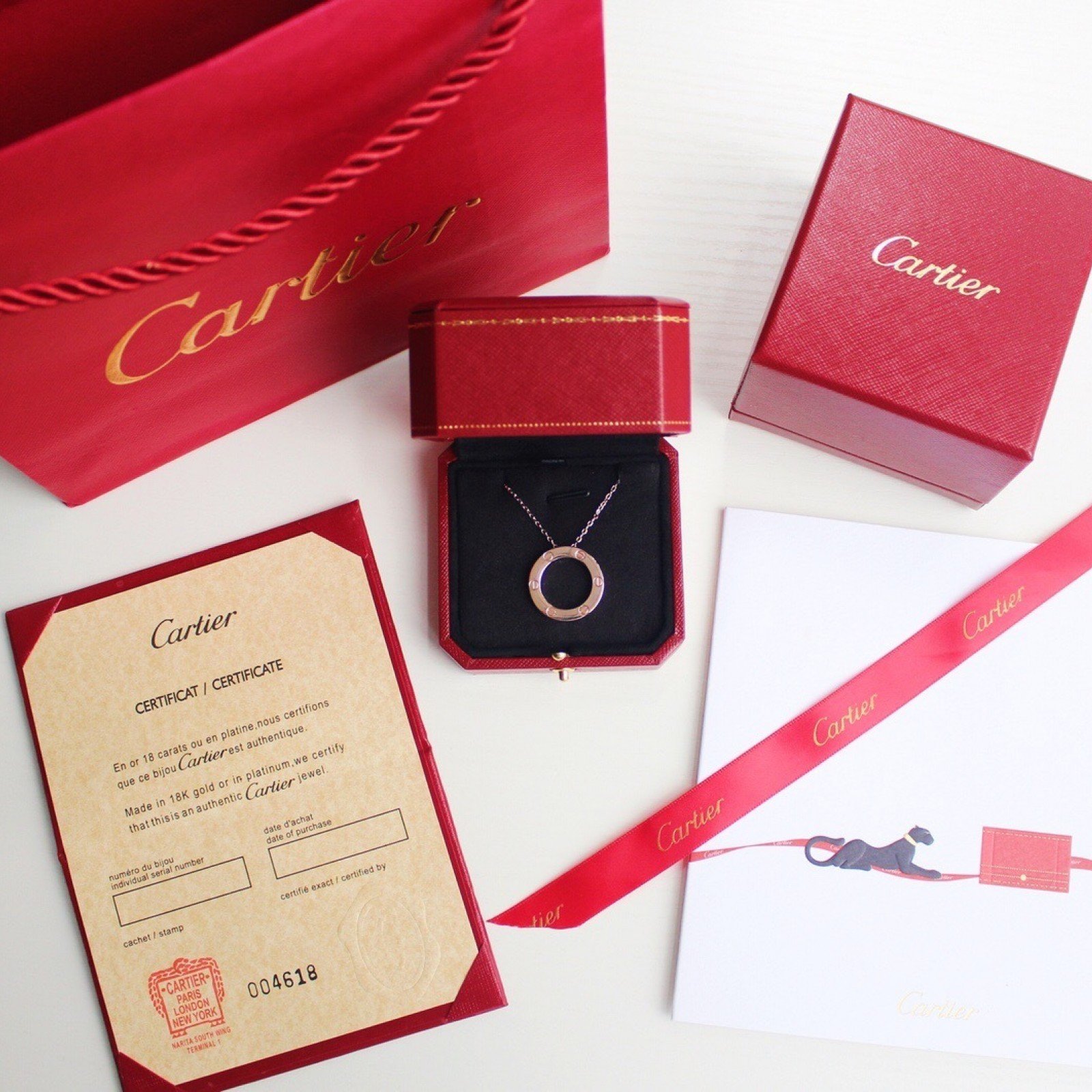 CARTIER Necklace 111210T