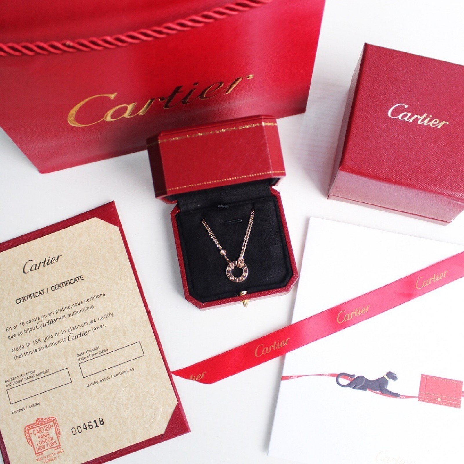 CARTIER Necklace 111210U