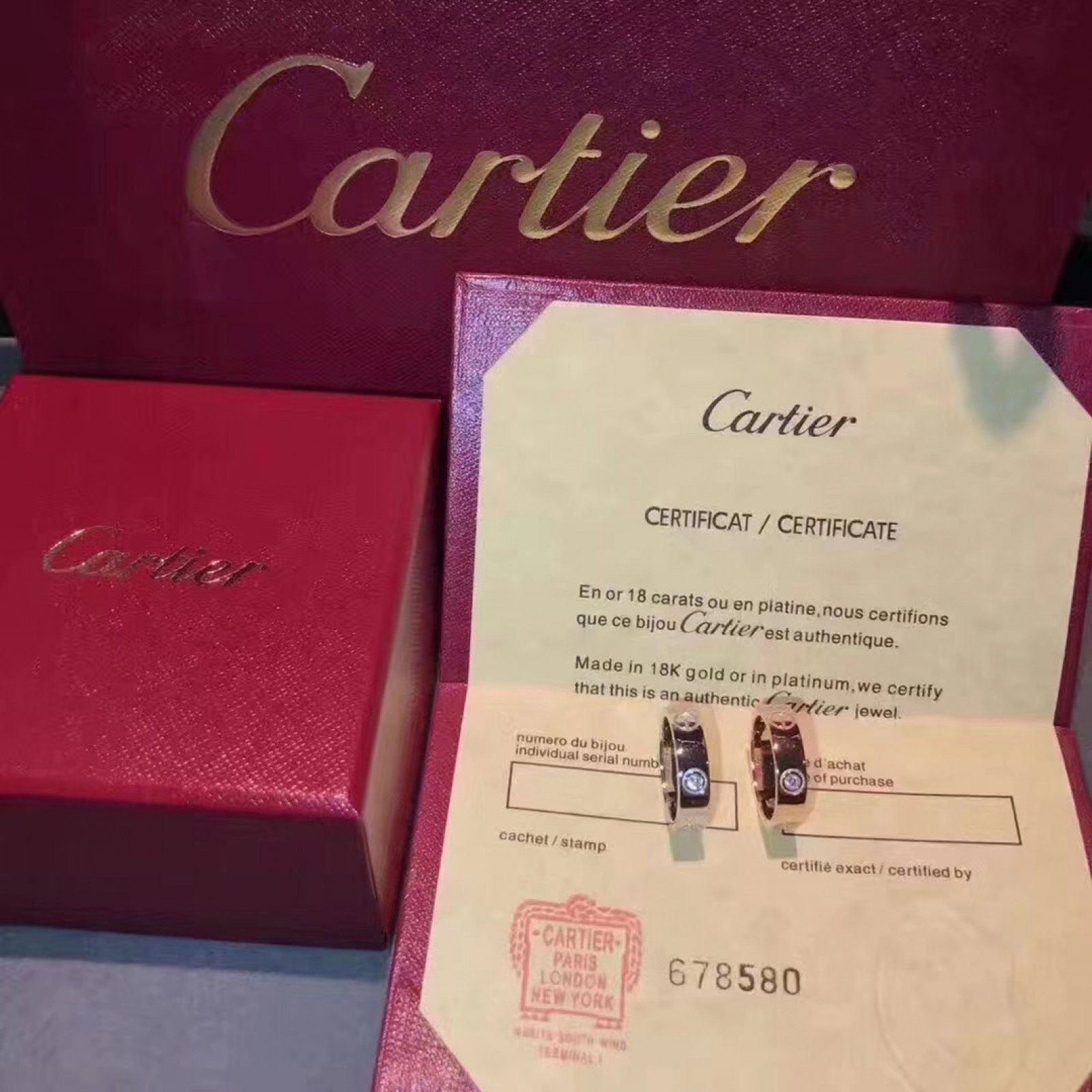 CARTIER Ring 111208B