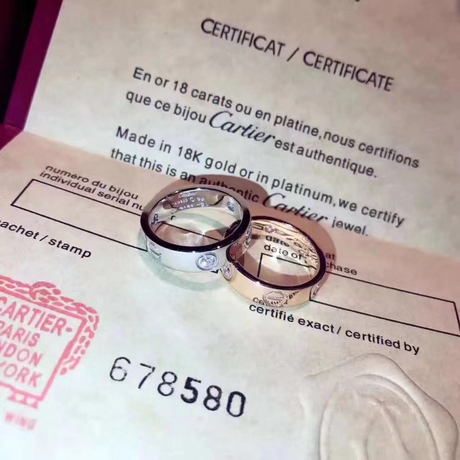 CARTIER Ring 111208B