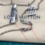 LV DAMIER BLACK NECKLACE M62490