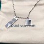 LV DAMIER BLACK NECKLACE M62490