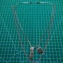 LV DAMIER BLACK NECKLACE M62490