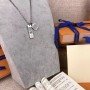 LV DAMIER BLACK NECKLACE M62490