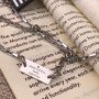 LV DAMIER BLACK NECKLACE M62490