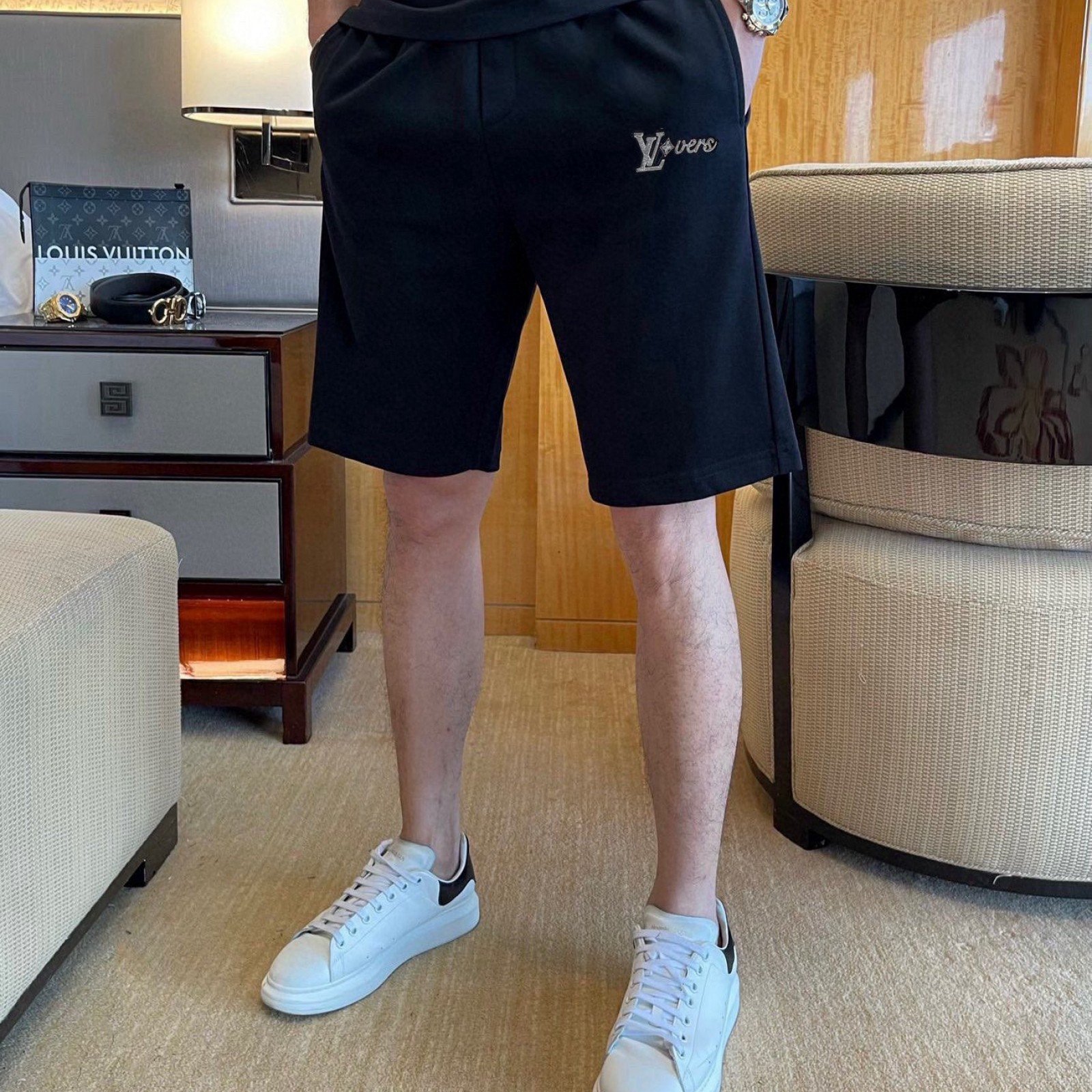 LV Men's Short Set M-5XL 